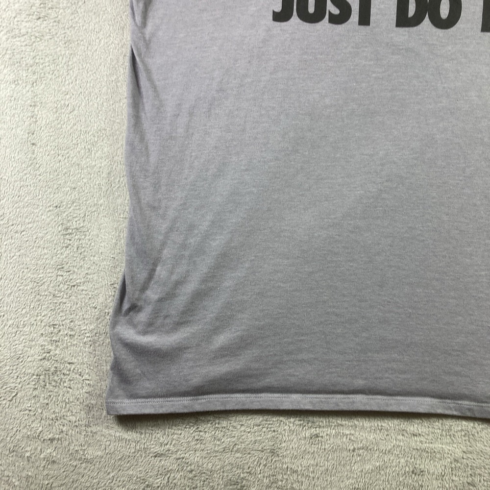 Nike Shirt Adult XL Gray Swoosh Logo Just Do It Graphic Tee Pullover SS READ - Picture 4 of 13
